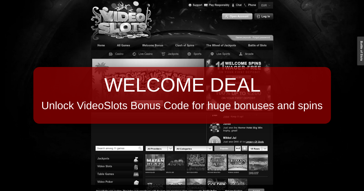 VideoSlots Bonus Code: Official Promo Code Status
